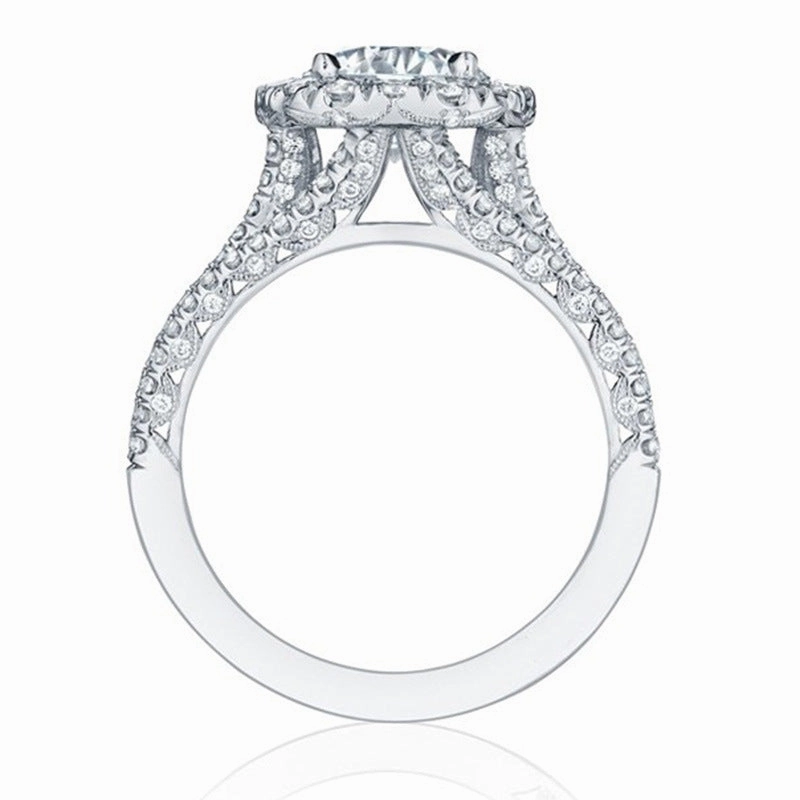 Wholesale Full Diamond Zircon Copper Rings