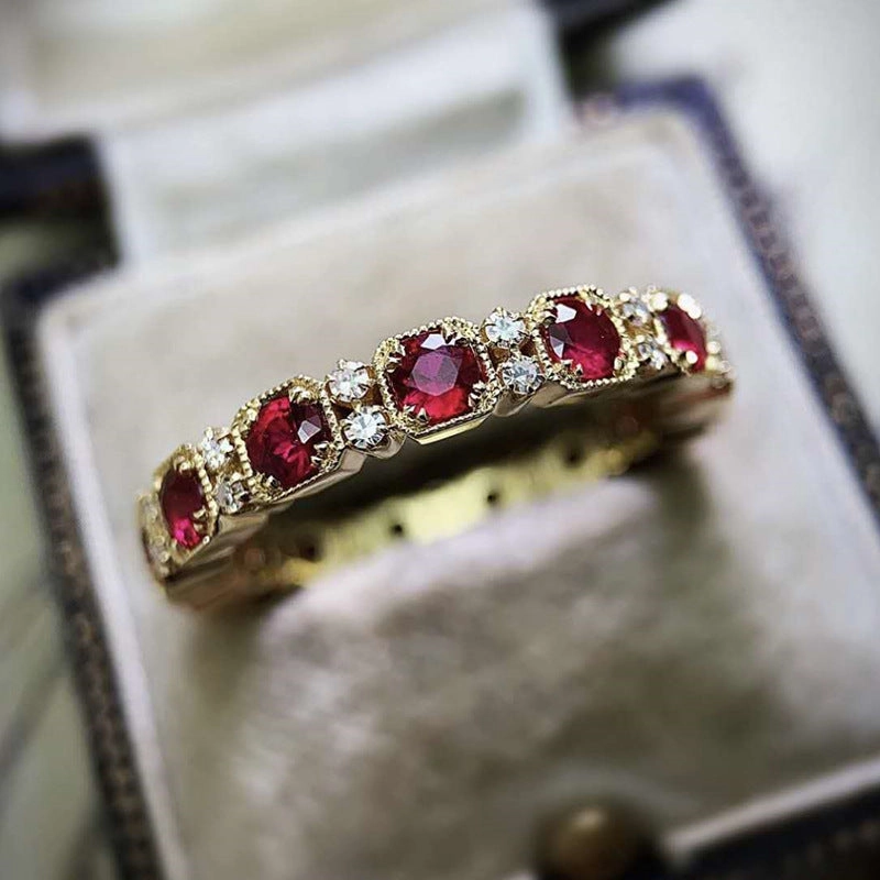 Wholesale Gemstone Alloy Rings