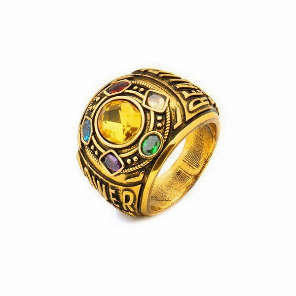 Wholesale Gemstone Gold Alloy Rings