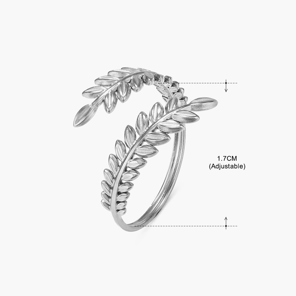 Wholesale Geometric Opening Adjustment Stainless Steel Rings