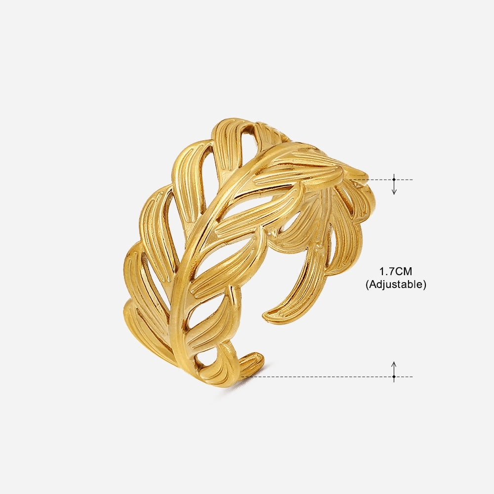 Wholesale Geometric Opening Adjustment Stainless Steel Rings