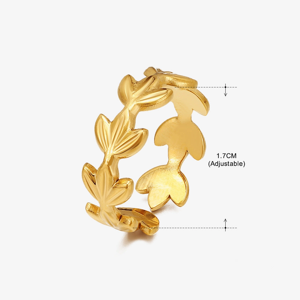 Wholesale Geometric Opening Adjustment Stainless Steel Rings