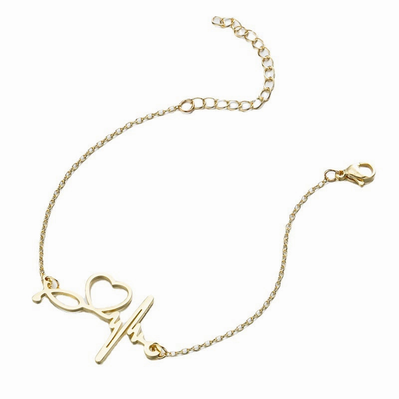 Wholesale Geometric Star Moon Love Bracelet