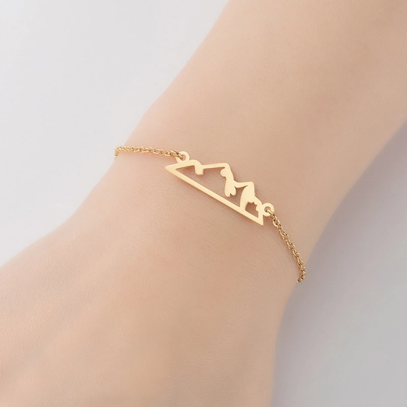 Wholesale Geometric Star Moon Love Bracelet