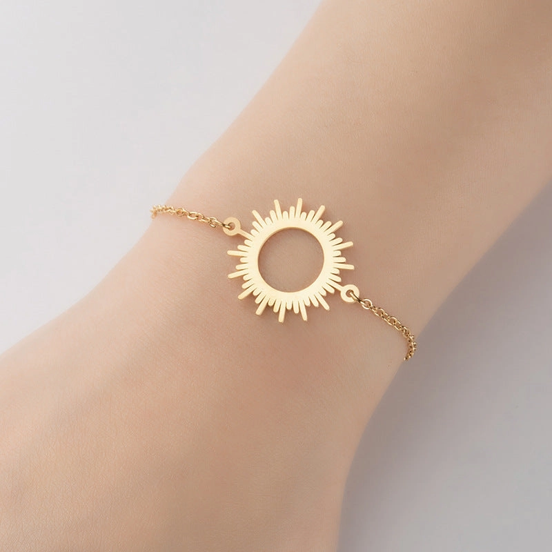 Wholesale Geometric Star Moon Love Bracelet