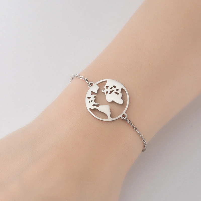 Wholesale Geometric Star Moon Love Bracelet