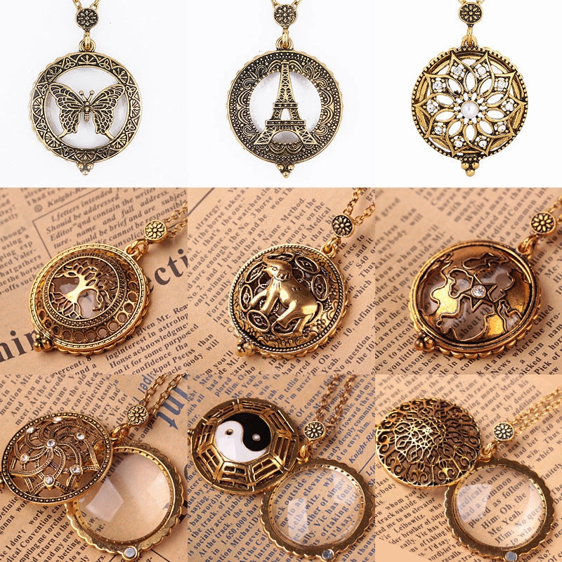 Wholesale Glass Pendant Sweater Necklaces