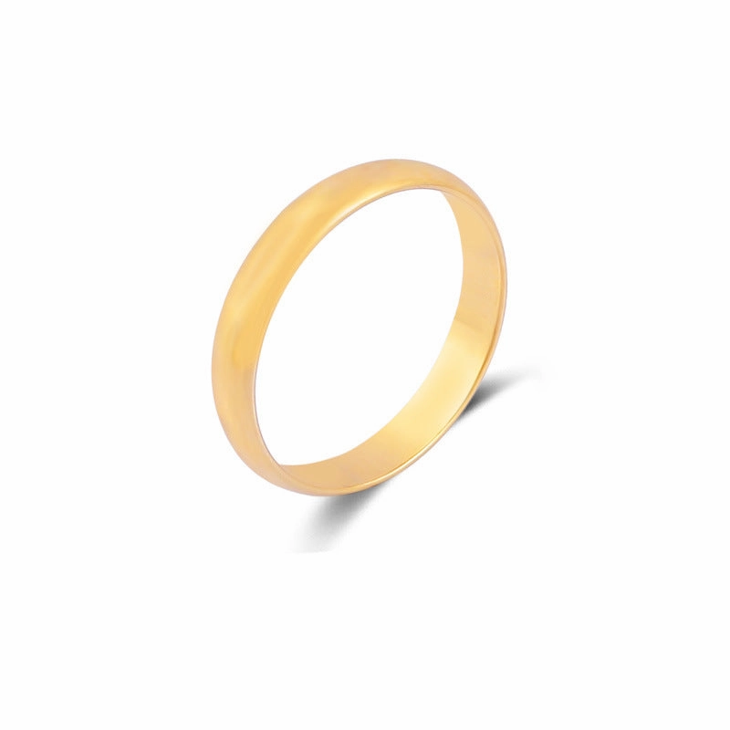 Wholesale Gold Plated Arc Copper Rings