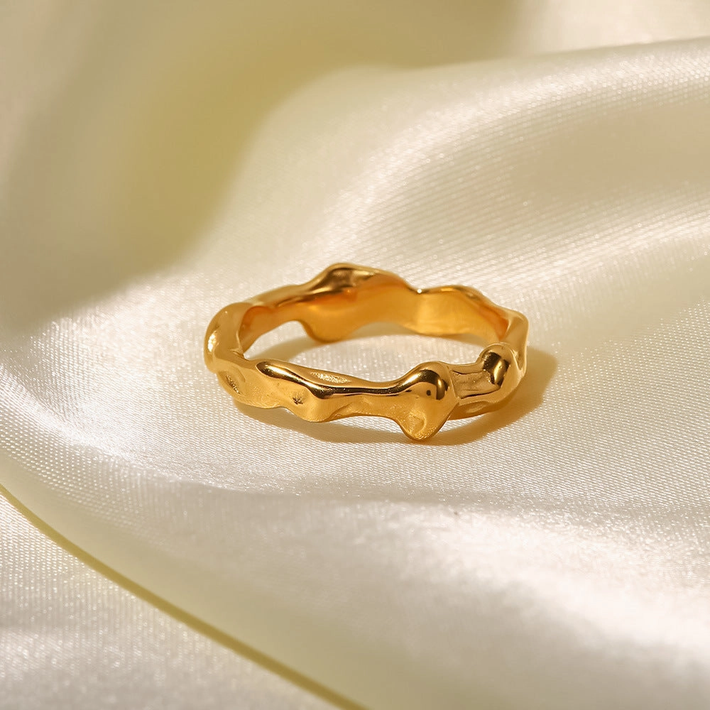 Wholesale Gold Plated Stainless Steel Rings