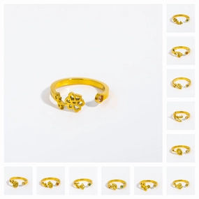 Wholesale Gold Stainless Steel Ring