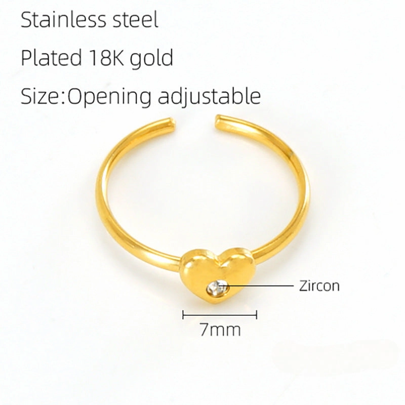 Wholesale Gold Titanium Steel Rings