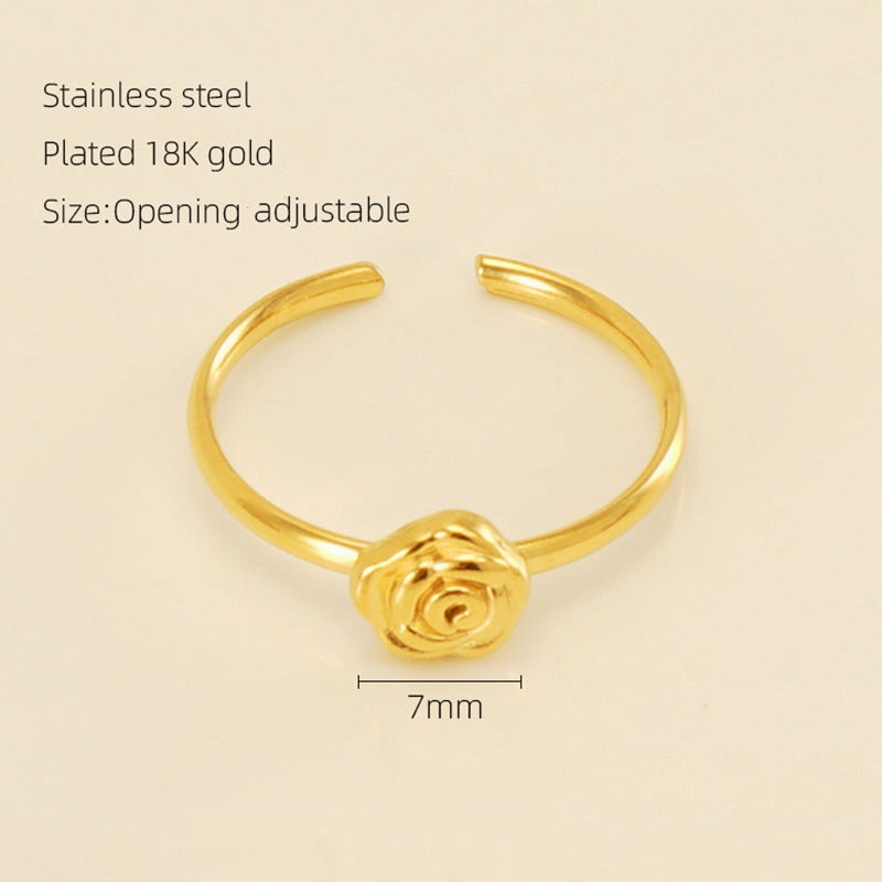 Wholesale Gold Titanium Steel Rings