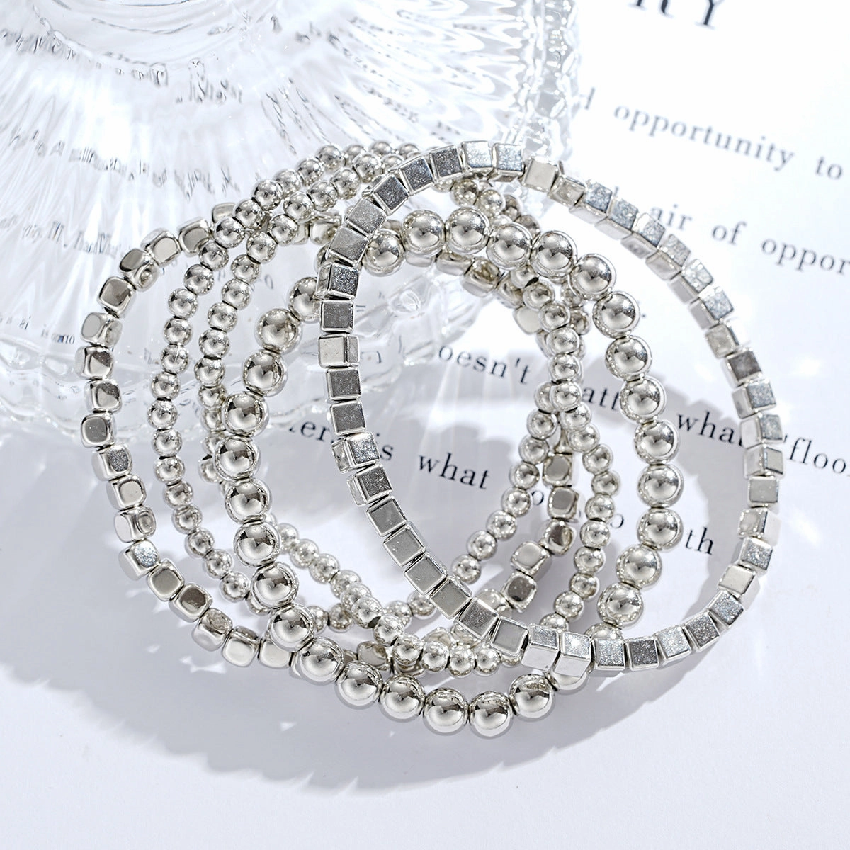 Wholesale Gold vintage round bead bracelet