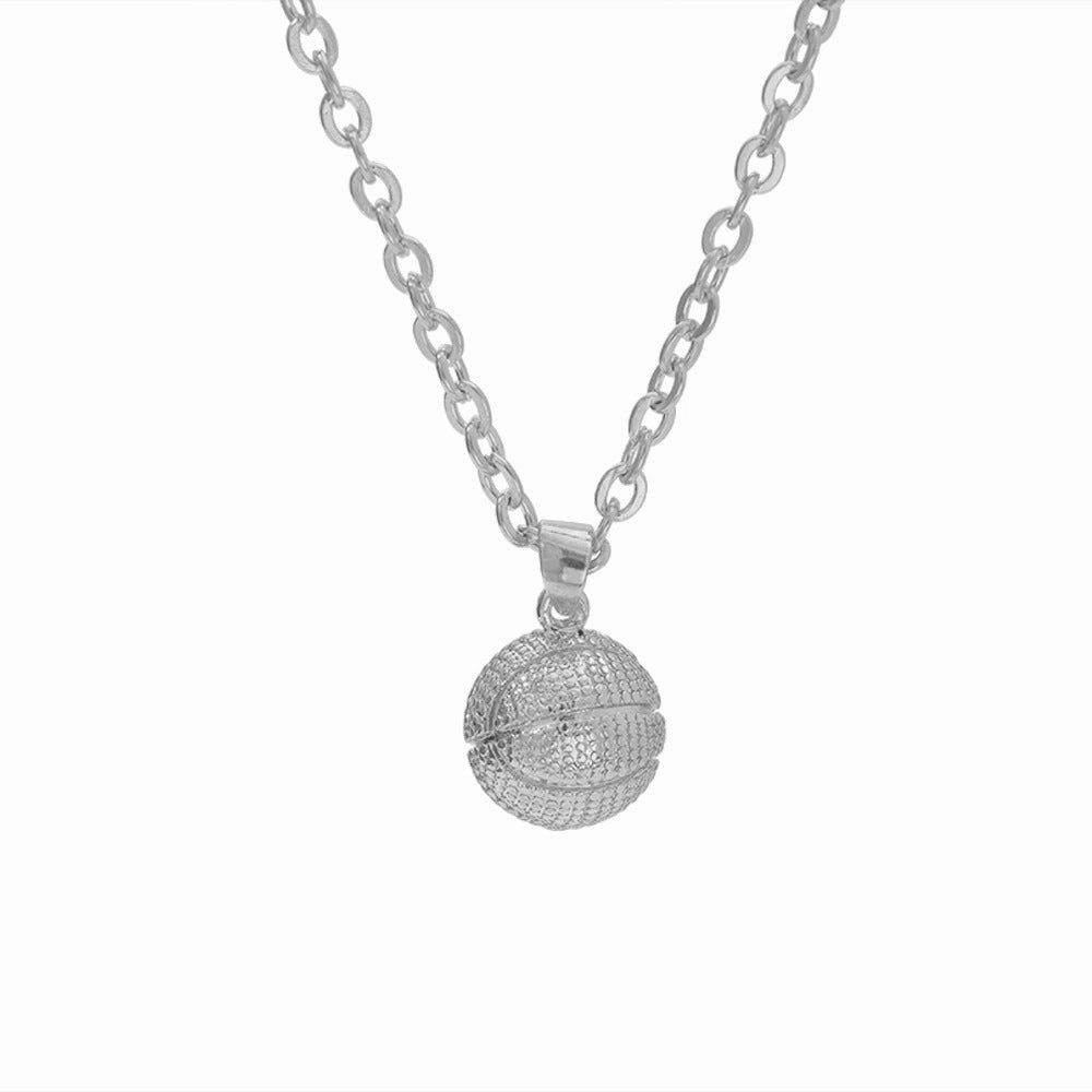 Wholesale Good Friends Basketball Soccer Pendant Alloy Necklaces