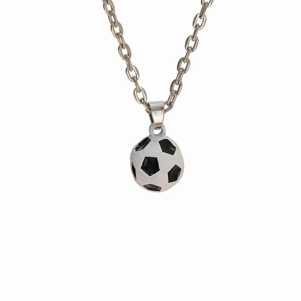 Wholesale Good Friends Basketball Soccer Pendant Alloy Necklaces
