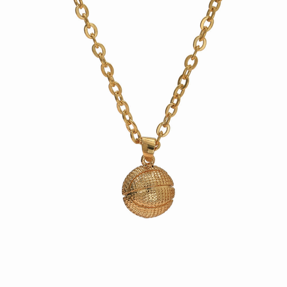 Wholesale Good Friends Basketball Soccer Pendant Alloy Necklaces