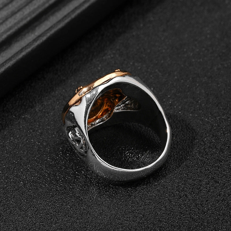 Wholesale Gothic Alloy Skull Head Rings