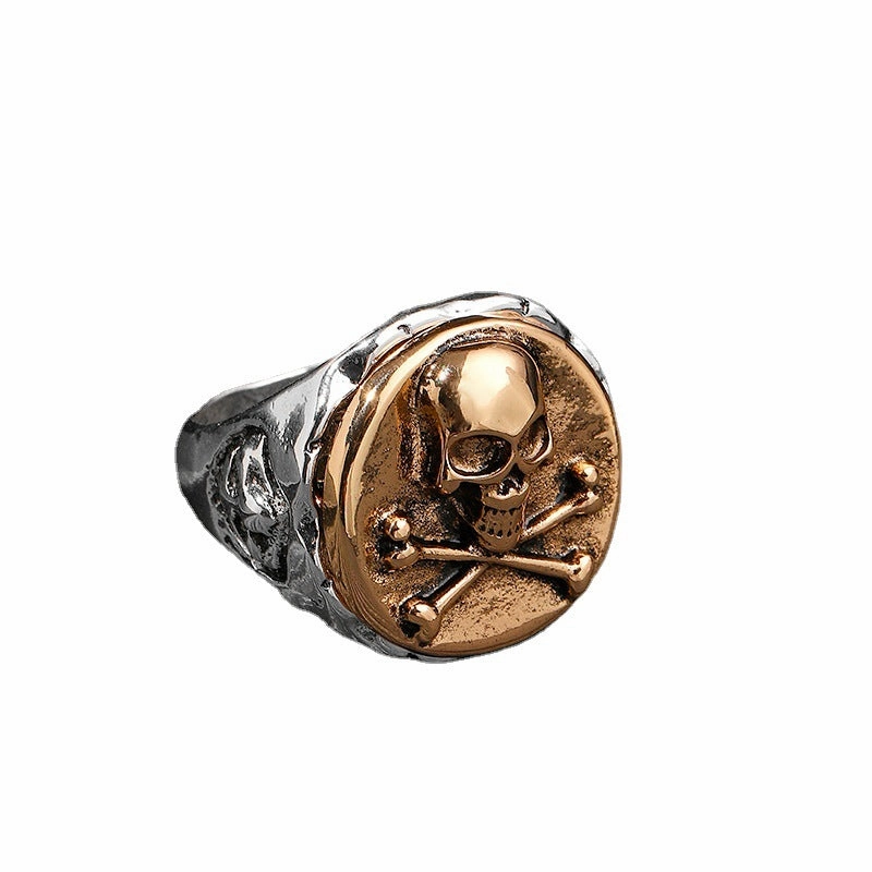 Wholesale Gothic Alloy Skull Head Rings