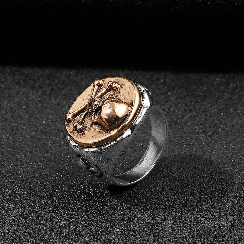Wholesale Gothic Alloy Skull Head Rings