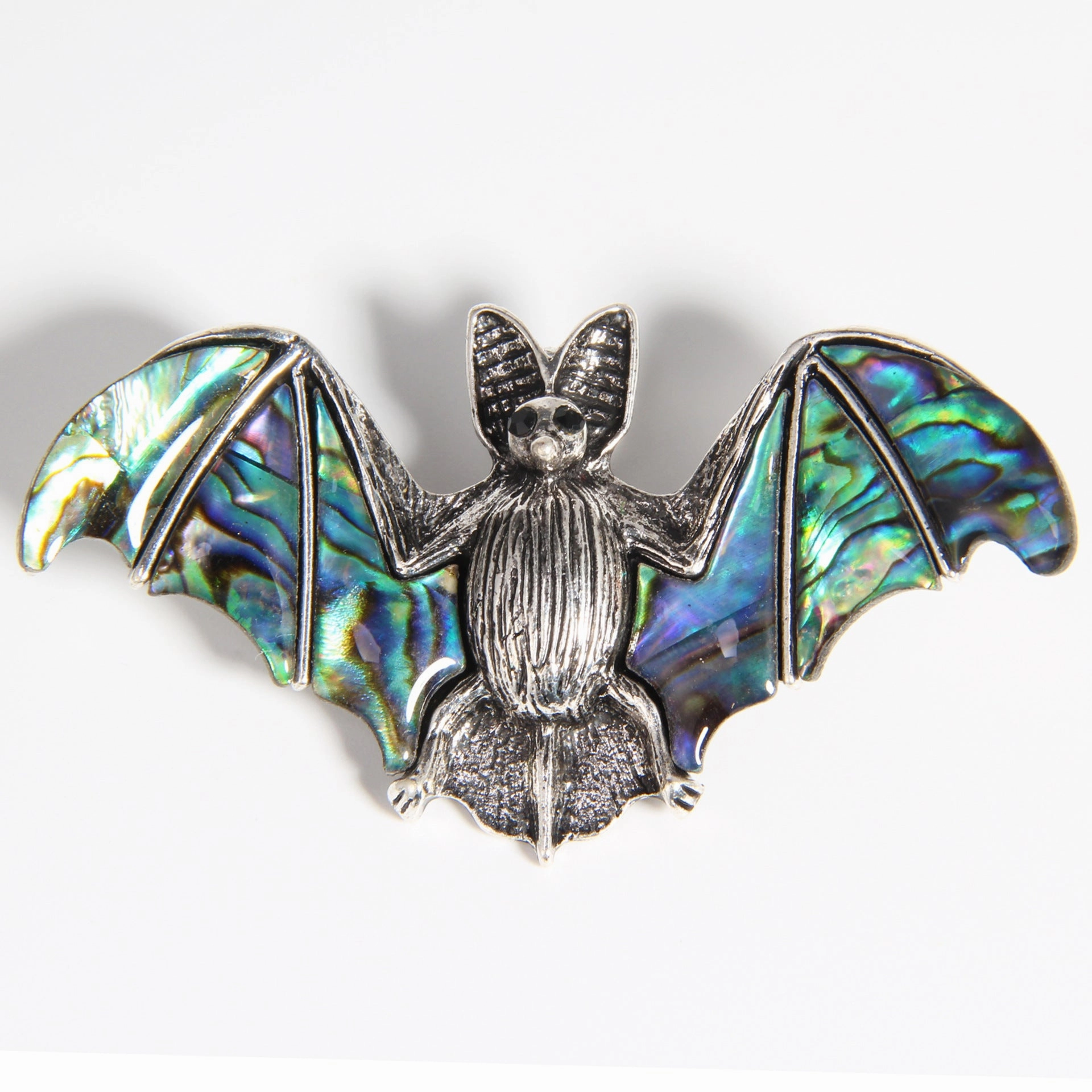 Wholesale Halloween Gothic Dark Bat Spider Shell Necklace
