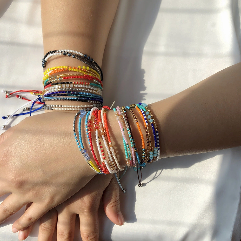 Wholesale Hand Beaded Crystal Bracelet