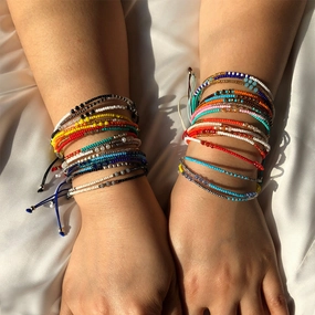 Wholesale Hand Beaded Crystal Bracelet