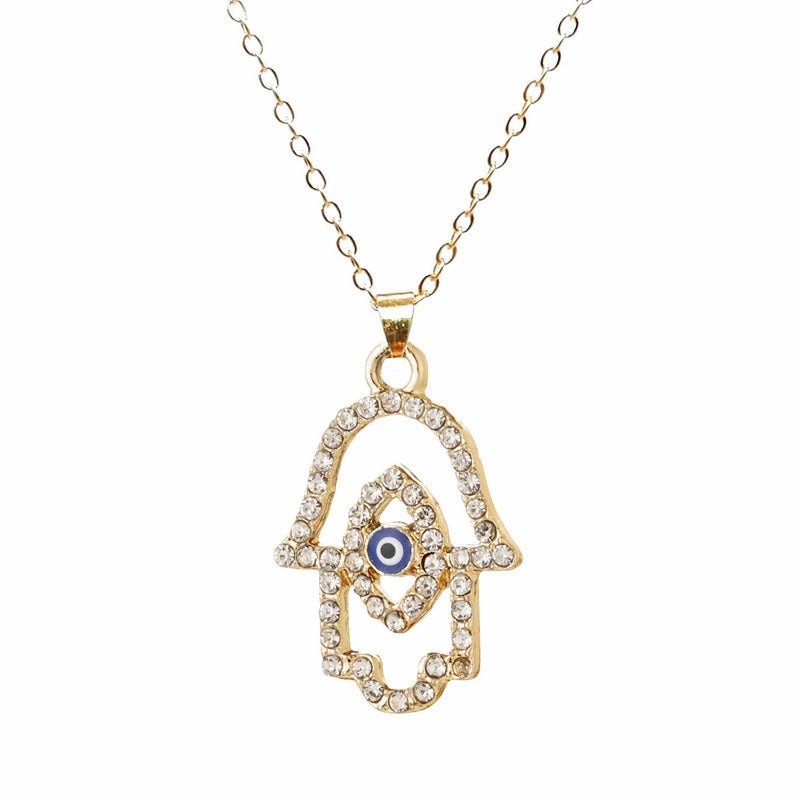 Wholesale Hand Of Fatima Pendants Alloy Necklaces