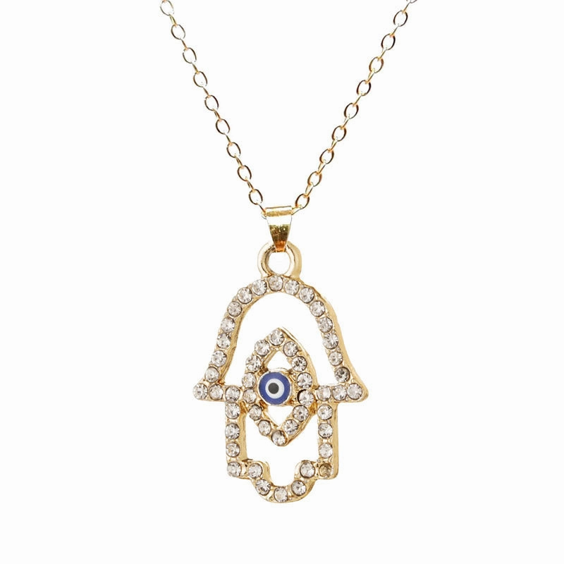 Wholesale Hand Of Fatima Pendants Alloy Necklaces