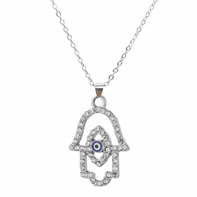 Wholesale Hand Of Fatima Pendants Alloy Necklaces