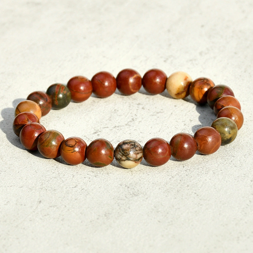 Wholesale  handmade beaded natural stone bracelet
