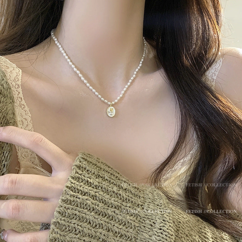 Wholesale Heart Babes Titanium Steel Necklaces