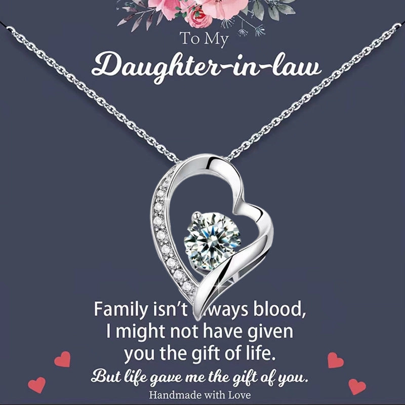 Wholesale Heart Diamond Copper Necklaces