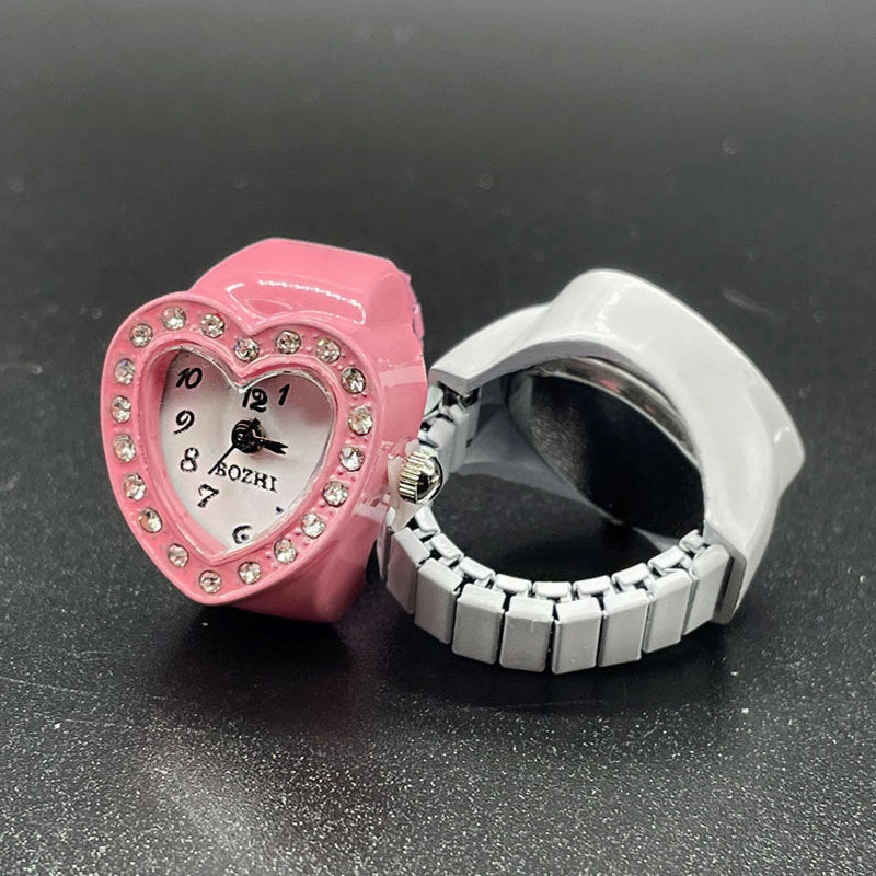 Wholesale Heart Diamond Stainless Steel Rings Watch