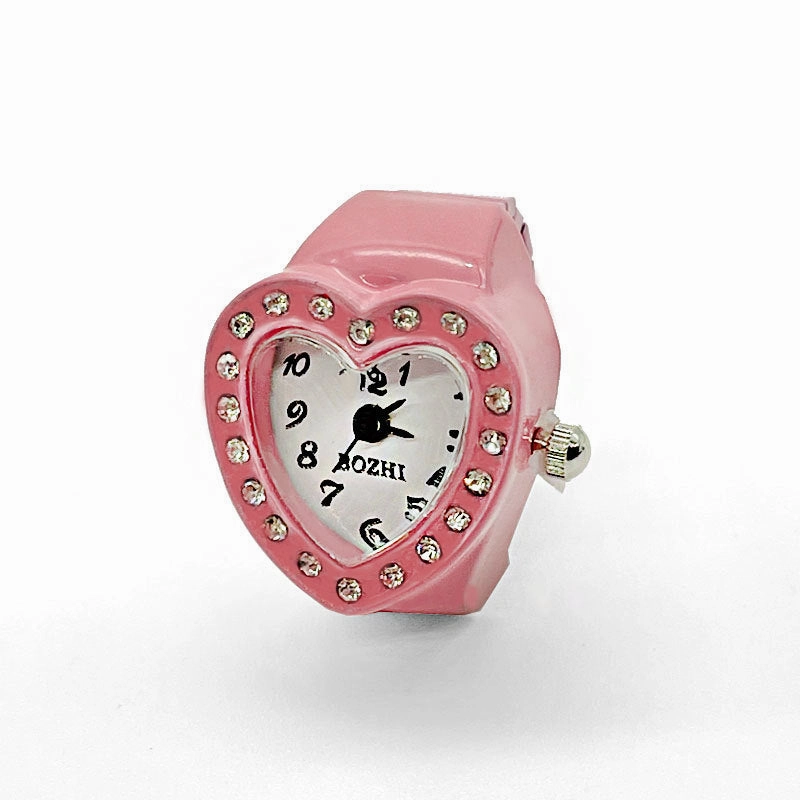 Wholesale Heart Diamond Stainless Steel Rings Watch