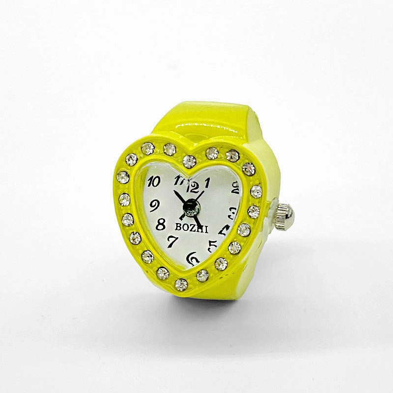 Wholesale Heart Diamond Stainless Steel Rings Watch