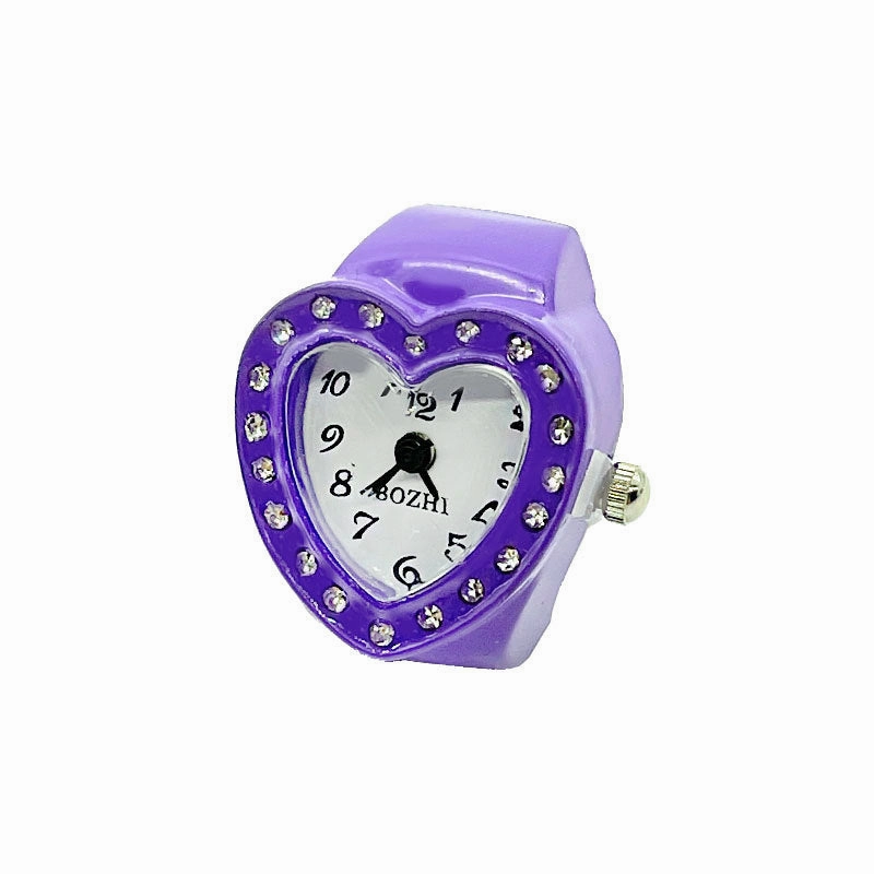 Wholesale Heart Diamond Stainless Steel Rings Watch