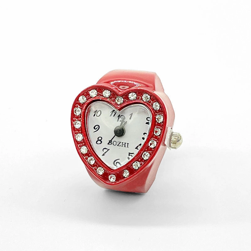 Wholesale Heart Diamond Stainless Steel Rings Watch