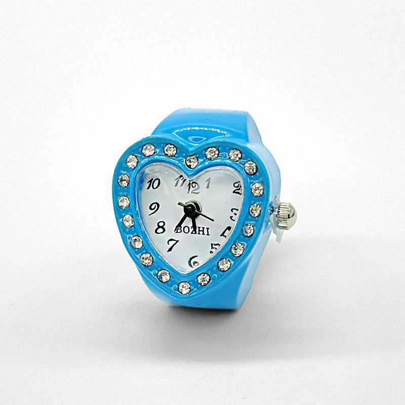 Wholesale Heart Diamond Stainless Steel Rings Watch