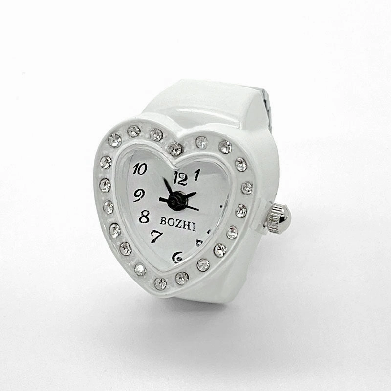 Wholesale Heart Diamond Stainless Steel Rings Watch