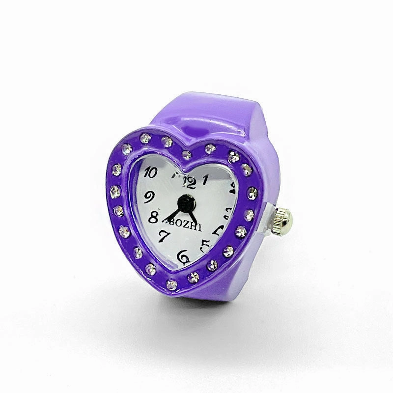 Wholesale Heart Diamond Stainless Steel Rings Watch