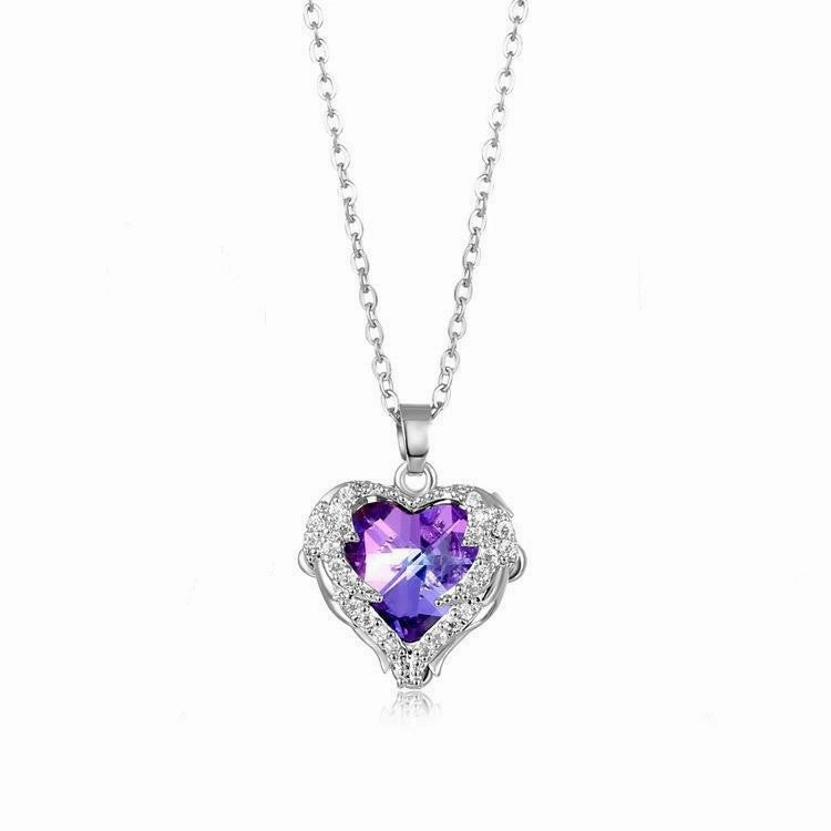 Wholesale Heart of the Ocean Symphony Gem Copper Necklaces