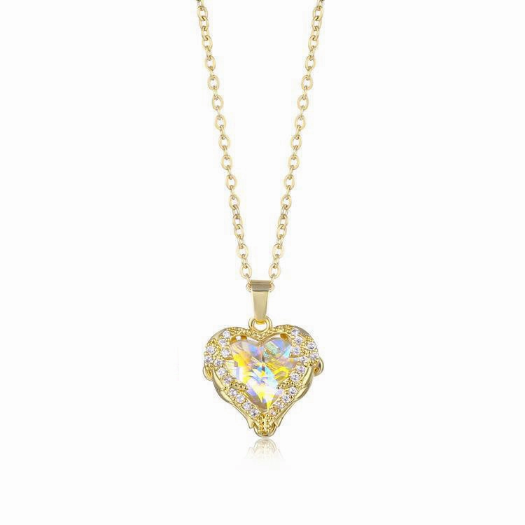 Wholesale Heart of the Ocean Symphony Gem Copper Necklaces
