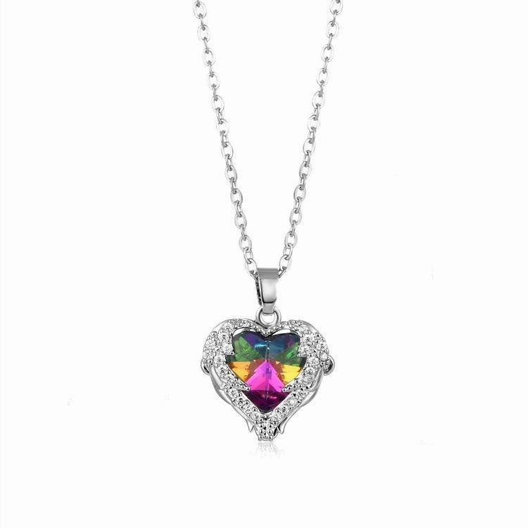 Wholesale Heart of the Ocean Symphony Gem Copper Necklaces