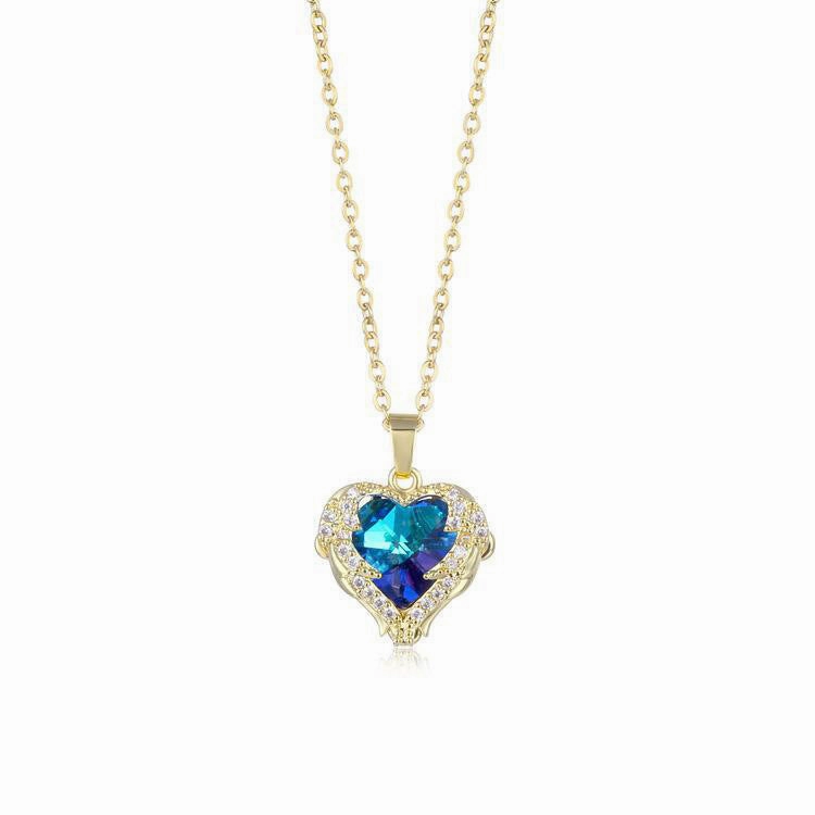 Wholesale Heart of the Ocean Symphony Gem Copper Necklaces
