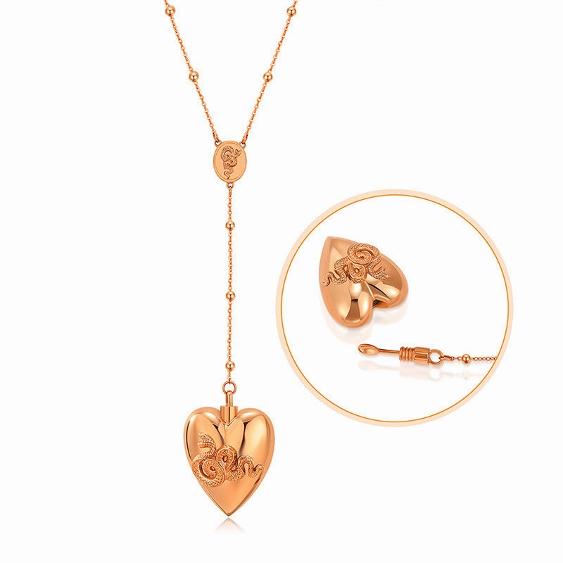 Wholesale Heart Pendant Personalized Stainless Steel Love Urn Necklaces