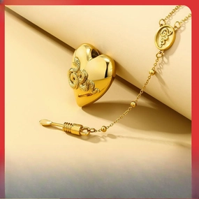 Wholesale Heart Pendant Personalized Stainless Steel Love Urn Necklaces