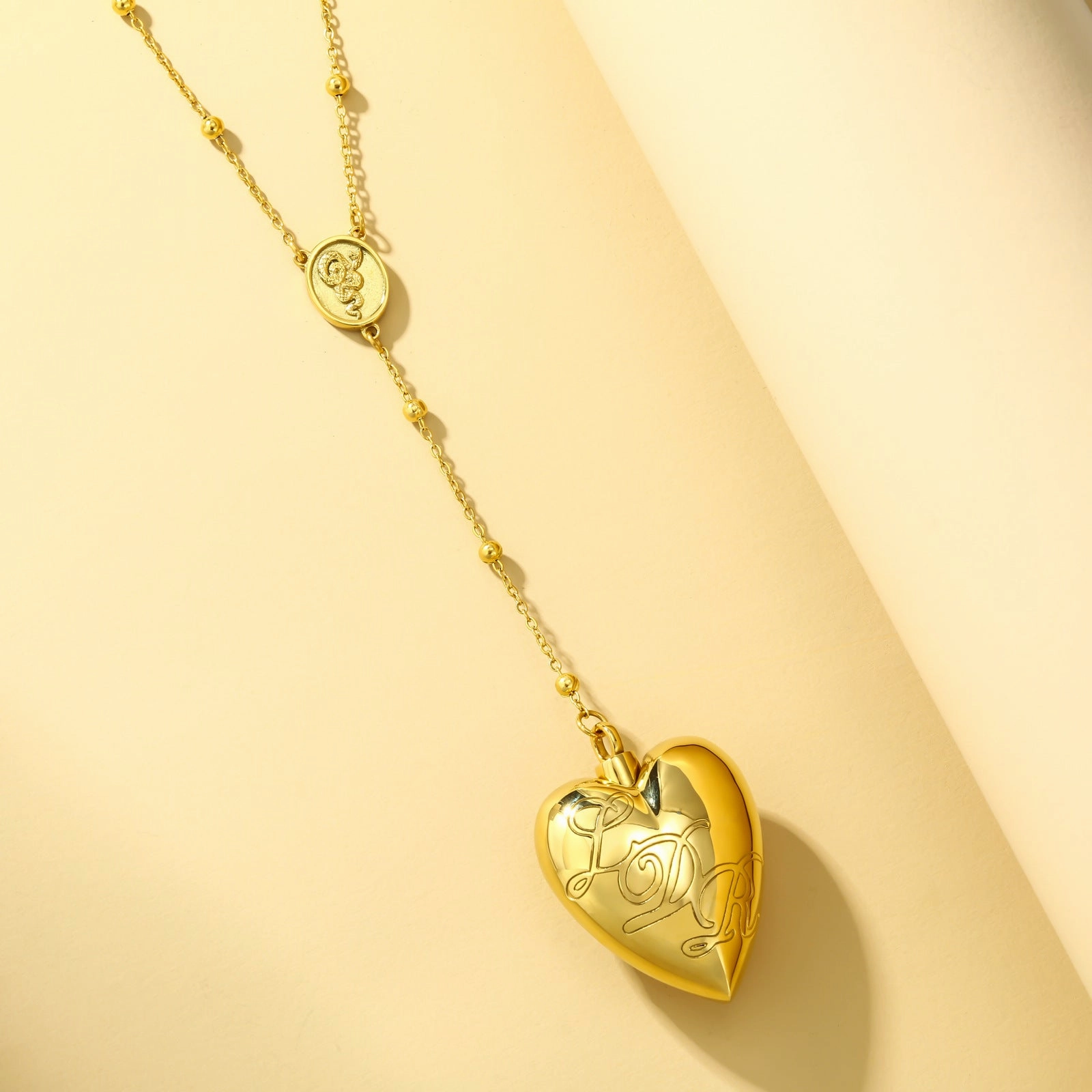 Wholesale Heart Pendant Personalized Stainless Steel Love Urn Necklaces