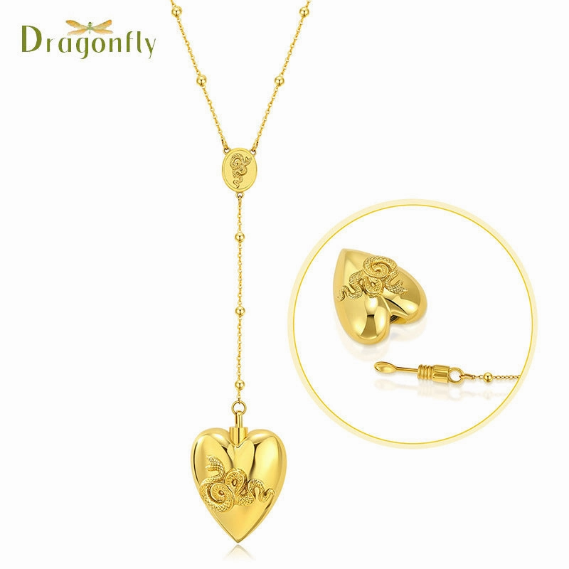 Wholesale Heart Pendant Personalized Stainless Steel Love Urn Necklaces