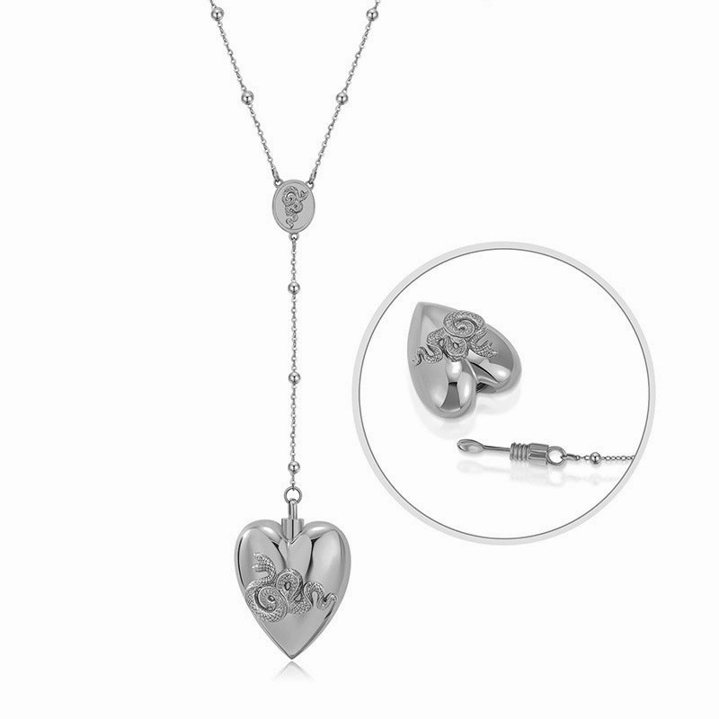 Wholesale Heart Pendant Personalized Stainless Steel Love Urn Necklaces