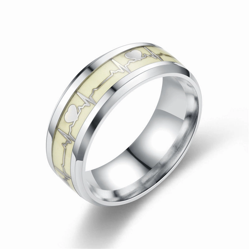 Wholesale Heart Shape Stainless & Titanium Rings